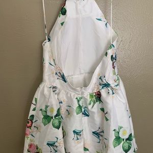 Floral print dress